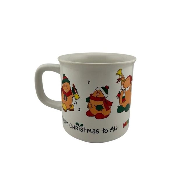 Human Beans 1982 Morgan Inc. Merry Christmas Mug - Picture 4 of 5